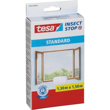 Window Insect Screen Tesa Insect Stop Standard 1.3 x 1.5 m, White 55672