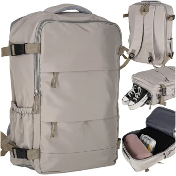 Cabin Travel Backpack, Grey, 45x30 cm