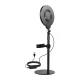 Neewer R06 Round LED Phone Selfie Kit with Desk Stand, Black