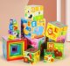 Bakalu Wooden Stacking Tower Alphabet & Animals Learning Game