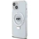 Karl Lagerfeld iPhone 15 Case Magsafe Ringstand, White