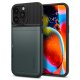 Apple iPhone 15 Pro Max 6.7\'\' Spigen Slim Armor Cs Case Cover, Abyss Green