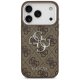 Guess 4G Big 4G Classic Logo Phone Case Cover iPhone 17 Pro brown - silver