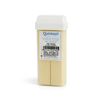 Professional Roll-On Depilatory Wax Quickepil 110 g, zinc-argan
