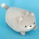 2-in-1 Travel Pillow / Soft Toy Cat, Grey