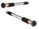 Adjustable Steel Pull-Up Bar for Doorway with Neoprene Grips, Orange