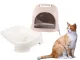 Large Enclosed Cat Litter Box with Scoop and Sliding Tray