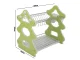 Two-Tier Dish Drainer with Cutlery Holder, 39x39x26 cm