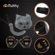 Ruhhy 26247 Cat/Fox/Wolf Costume, 4 Pieces, Grey