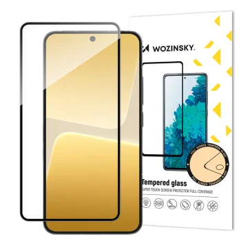 Wozinsky Full Glue Tempered Glass Screen Protector for Xiaomi 13, Black