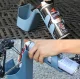 Bicycle Chain Lubrication & Cleaning Guard Container RW46, Blue