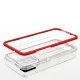 Case for Samsung Galaxy A03s Hybrid Armor Clear 3in1, Red