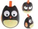 Bērnu Attīstošā Neapgāžamā Taktīlā Maņu Rotaļlieta Grabulis \"Pūce\", Melns | Kid\'s Tumbler Toy Rattle...