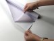Self-Adhesive Dry Erase Whiteboard 200x45 cm with Blue Marker