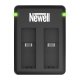 Newell SDC-USB Dual-Channel Charger for Kodak LB-015