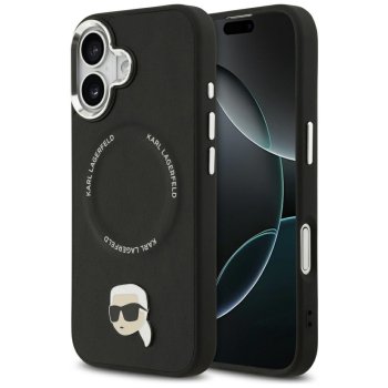 Karl Lagerfeld Karl Pin MagSafe Phone Case Cover iPhone 17 - Black