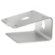 Maclean MC-730 Aluminum Laptop Stand, Silver