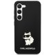 Samsung Galaxy S24+ Plus (SM-S926) Karl Lagerfeld Silicone Choupette Case Cover, Black