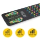 4Fizjo Acupressure Foot Massage Mat with Stones 175 x 35 cm, Black