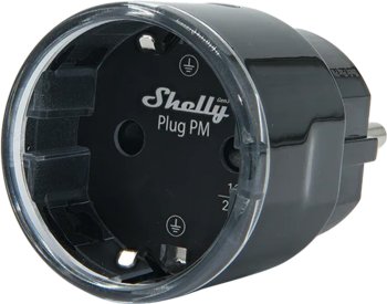 Shelly Plug PM Gen3 Matter Smart Energy Monitor Socket 16A Black