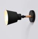 Loft Style Wall Lamp, Matte Black