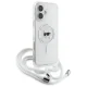 Karl Lagerfeld iPhone 16 Case Crossbody IML Karl Head MagSafe, Transparent