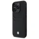BMW iPhone 16 Pro Max Leather Case Sign Leather Cardslot, Black