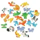 Ikonka KX6015 Kids Puzzle in Metal Tin Safari Animals, 25 pcs