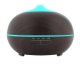 Electric Ultrasonic Air Humidifier / Diffuser / Aromatherapy - 400 ml, Dark Wood