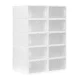 Modernhome PJJSB0002 Modular Shoe Cabinet Organizer, 10 Modules