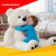 Giant Plush Teddy Bear Kruzzel 180cm 25925, Cream