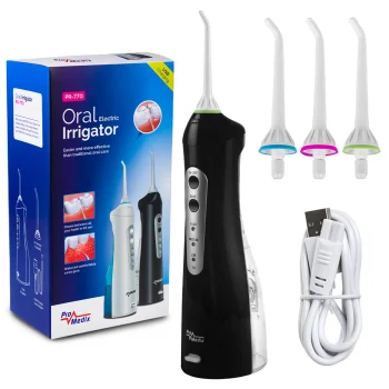Promedix PR-770 Cordless Oral Irrigator, Black
