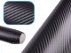3D Carbon Fibre Vinyl Wrap Roll 1.52x30m, Black
