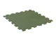 Rubber floor covering PUZZLE 1000 x 1000 x 18 mm for gyms and outdoor areas, green
