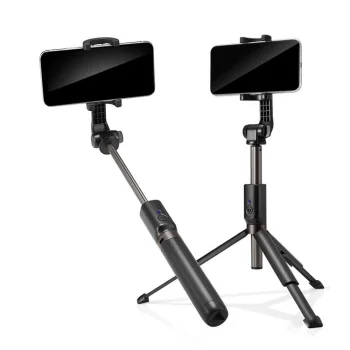 Spigen S540W Wireless Selfie Stick with Tripod, Black