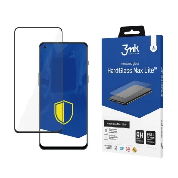 OnePlus Nord 2 5G Black Защитное Стекло на Весь Экран | 3MK Hard Glass Max Lite Tempered...
