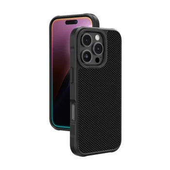 AmazingThing Titan Max Aramid Fibers Case for iPhone 16 Pro Max, Black