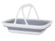 Collapsible Silicone Shopping Basket with Handles