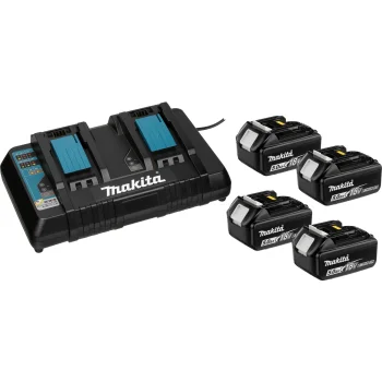 Makita 199483-0 Power Source Kit 4x 18V 5Ah Batteries & Charger