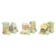 LULILO Vico Pastel Wooden Train with Blocks, 22 pcs