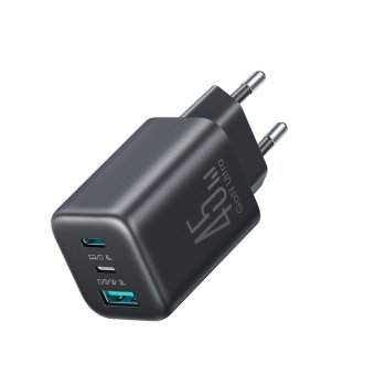 Wall Charger Joyroom JR-TO1 GaN 45W USB-C USB-A Black