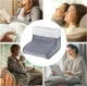 Electric Foot Warmer with 5 Heat Settings, Grey and White