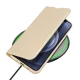 Dux Ducis Skin Pro Wallet Flip Case for iPhone 13 mini, Gold