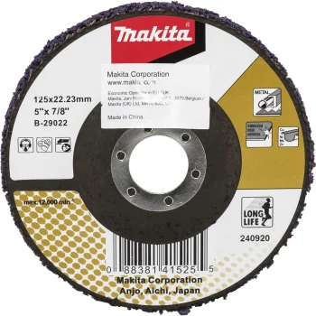 Makita B-29022 LL Cleaning Strip Disc 125 x 22.23 mm