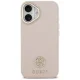 Guess Grained Strass MagSafe Phone Case Cover iPhone 17 - Pink