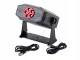 Laser Projector with Strobe and Speaker, 13x13x5cm