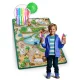 Ricokids RK-344 Roll-up Foam Coloring Mat, 120 x 90 x 0.3 cm