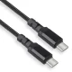 USB-C to USB-C Cable Maclean MCE492, 100W, PD, 10 Gbps, 5A, 2m, Black
