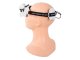 Head Magnifier with 2 LED Lights and 8 Interchangeable Lenses (up to 28x), Black/White