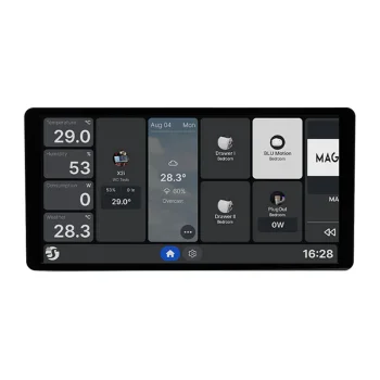 6.95" Shelly Wall Display X2i WiFi/BLU Smart Home Control Panel, Black